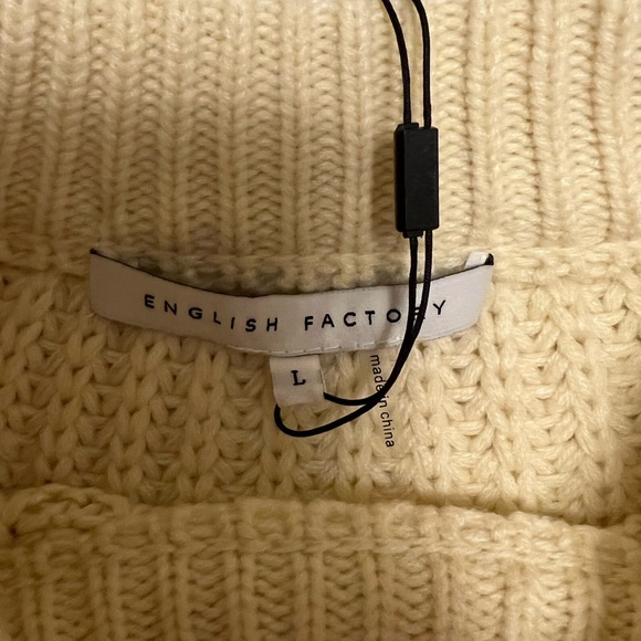 English Factory Cream Knit Sweater - Picture 2 of 4
